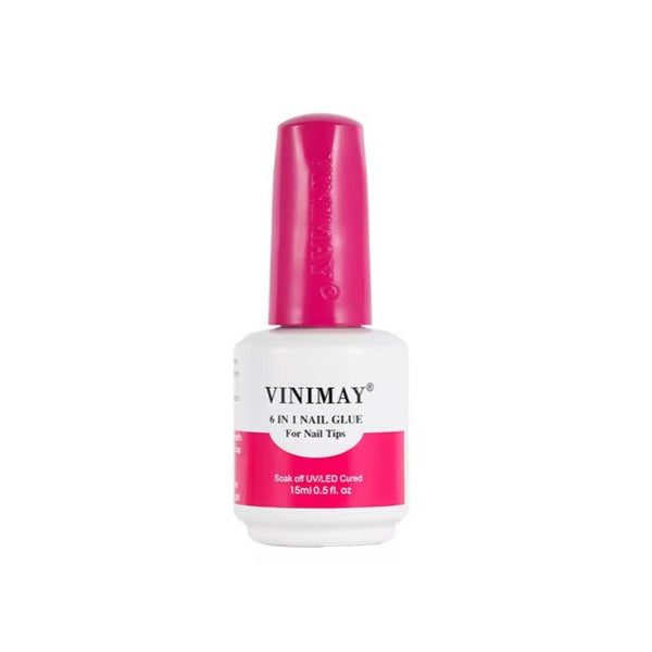 vinimay professional 6 in 1 nail glue multifunction nail gel