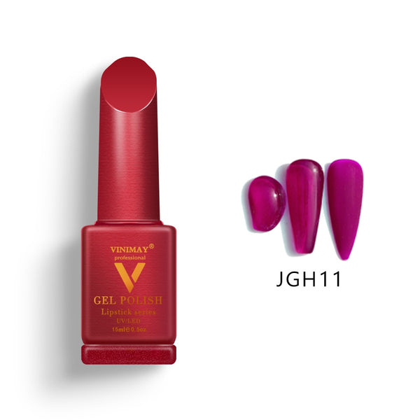 vinimay professional berry red gel polish