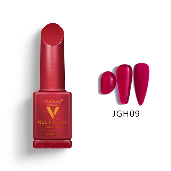vinimay professional berry red gel polish