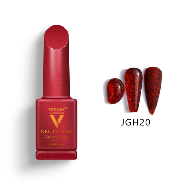 vinimay professional berry red gel polish
