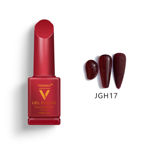 vinimay professional berry red gel polish