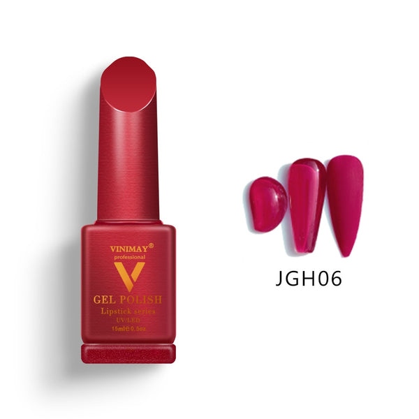 vinimay professional berry red gel polish