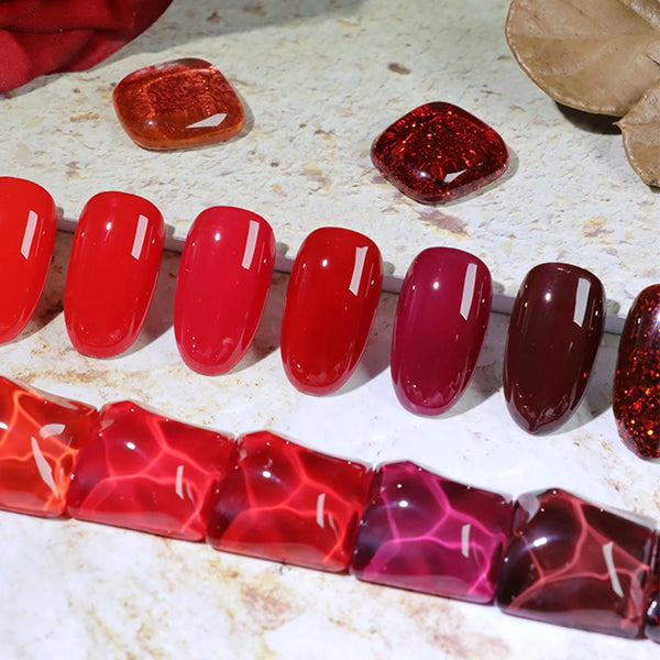 vinimay professional berry red gel polish collection