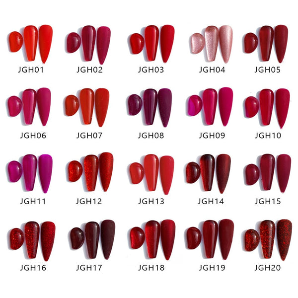 vinimay professional berry red gel polish collection