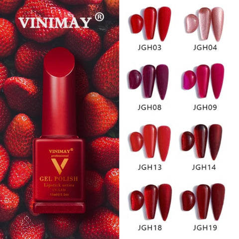VINIMAY® Gel Polish - Berry Red Collection