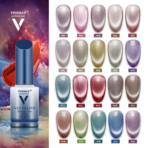 vinimay magnetic cat eye gel nail polish