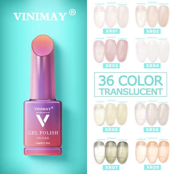 VINIMAY® Gel Polish - Translucent Collection