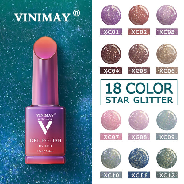 VINIMAY® Gel Polish - Star Glitter Collection