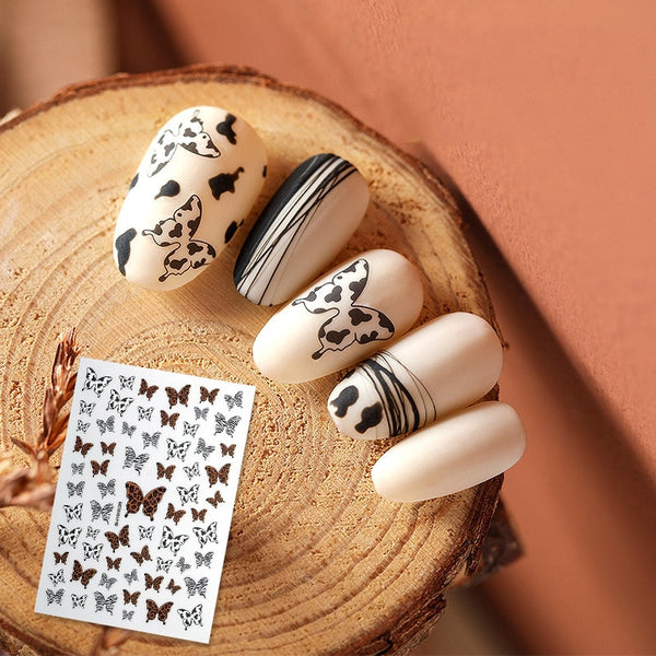 Autumn Butterfly Nail Stickers