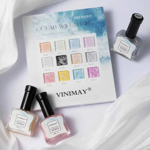 vinimay professional gel polish ocean wave collection summer nails