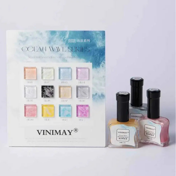 vinimay professional gel polish ocean wave collection summer nails