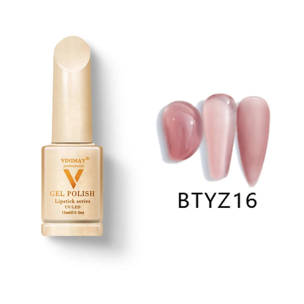 vinimay professional crystal sugar translucent gel polish collection