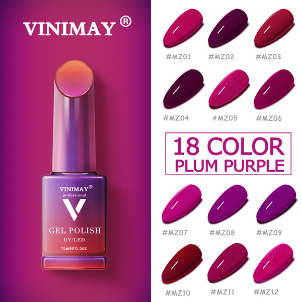 VINIMAY® Gel Polish - Plum Purple Collection