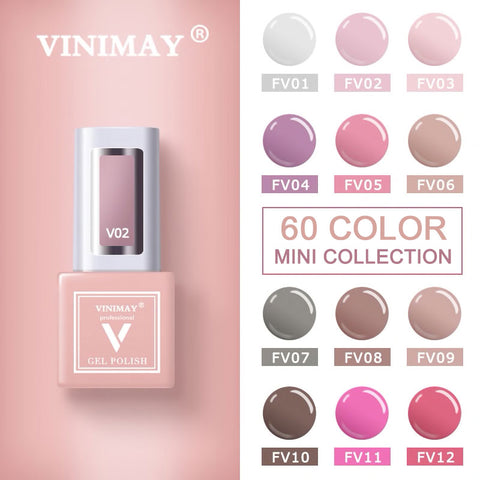 VINIMAY® Gel Nail Polish - Mini Collection FULL SET x 60