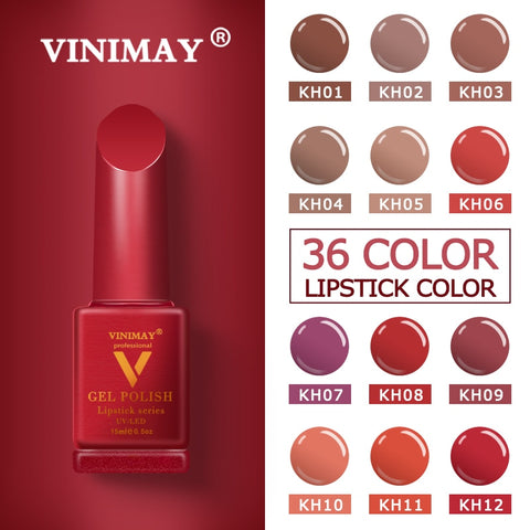 VINIMAY® Gel Nail Polish - Lipstick Collection