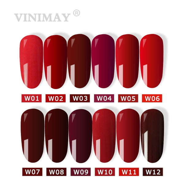 VINIMAY® Gel Polish - Red Wine Collection