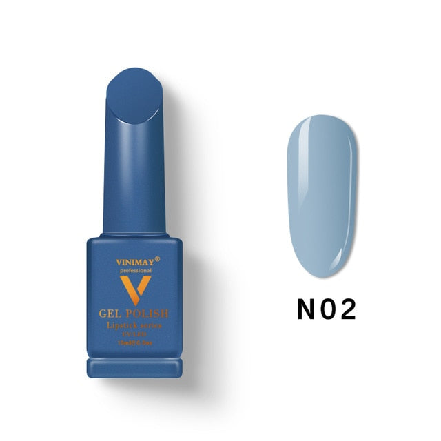 VINIMAY® Gel Nail Polish - Denim Blue Collection