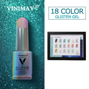 VINIMAY® Gel Nail Polish - Glisten Gel FULL SET x 18