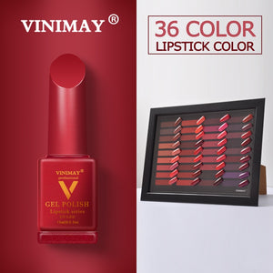 VINIMAY® Gel Nail Polish - Lipstick Color FULL SET x 36