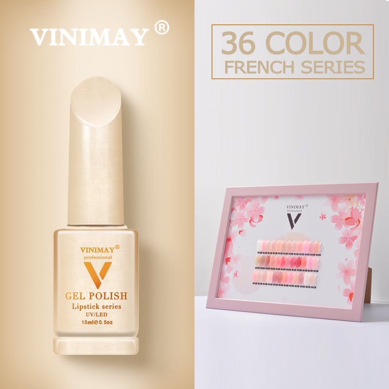 VINIMAY® Gel Nail Polish - French Series II FULL SET x 36