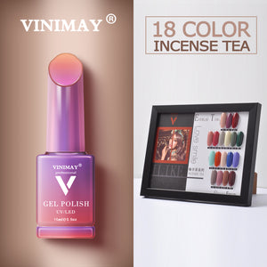 VINIMAY® Gel Nail Polish - Incense Tea FULL SET x 18
