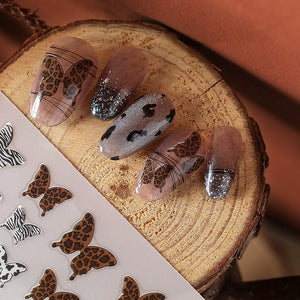 Autumn Butterfly Nail Stickers